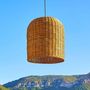Voir la diapositive 2 : Lumisky Suspension extérieur GIACOMO Beige Rotin D40CM