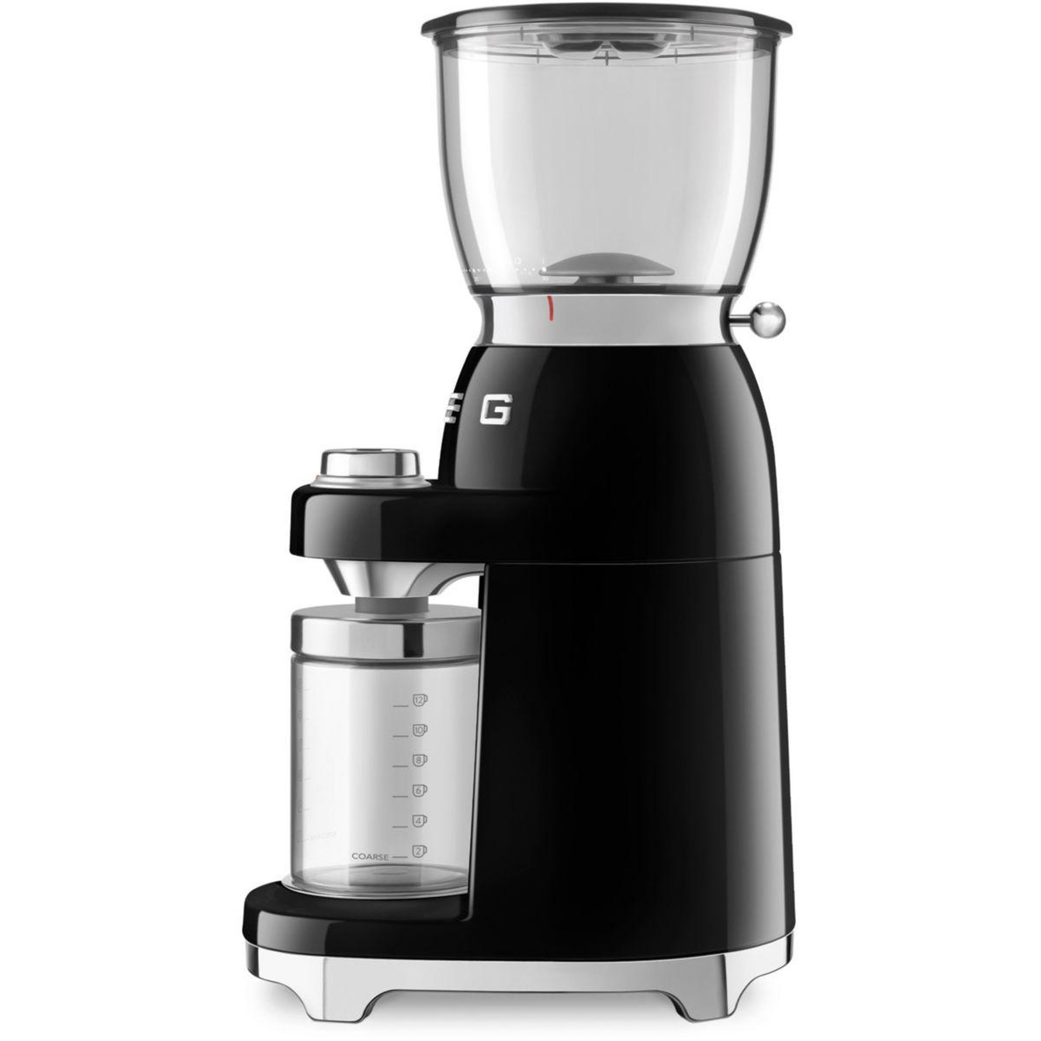 Voir la diapositive 2 : SMEG Moulin à café noir Années 50 CGF11BLEU