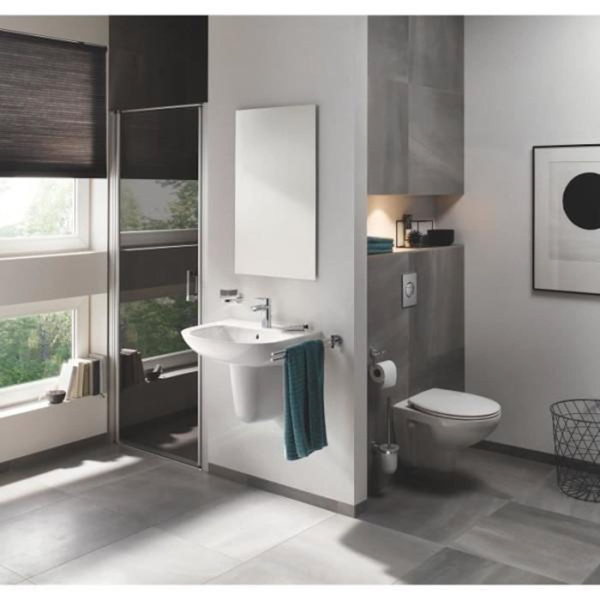 Grohe GROHE Mitigeur monocommande Lavabo Taille S Start Flow Chromé 23769000