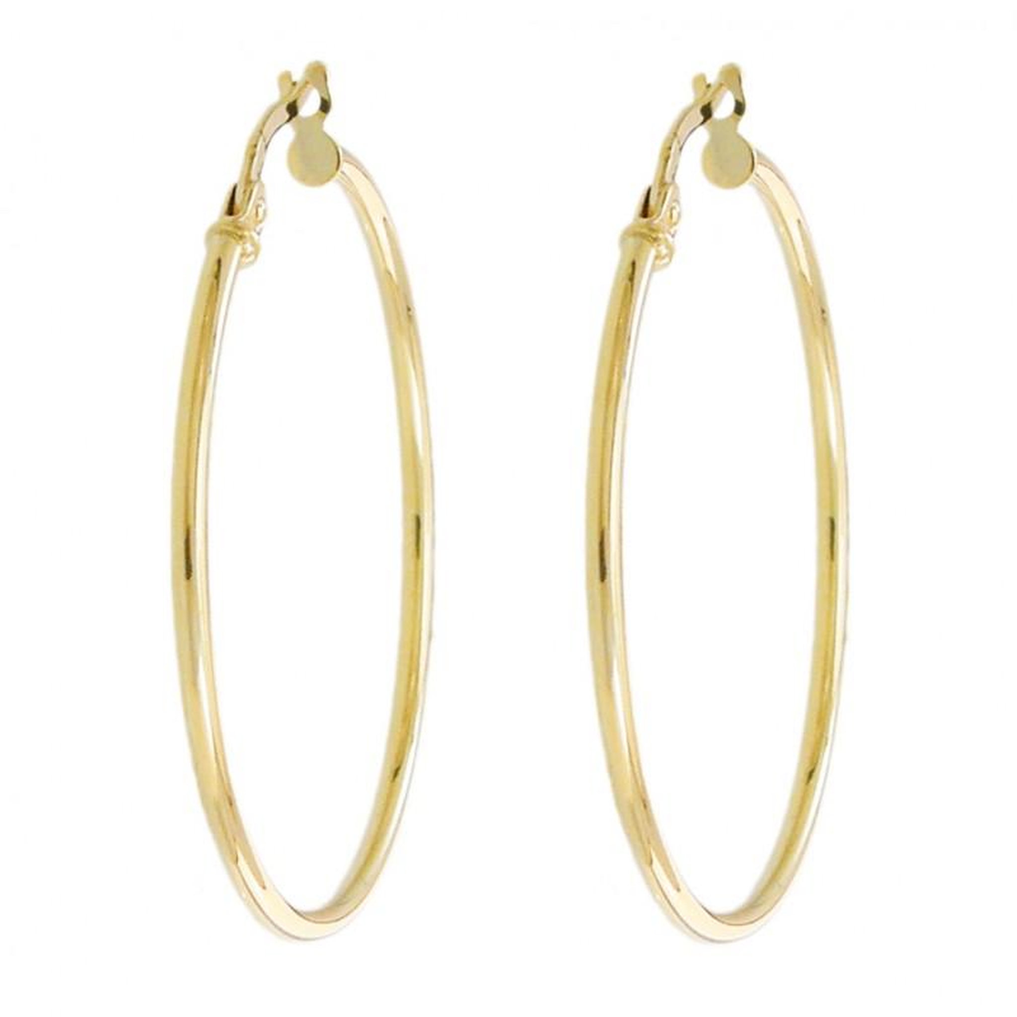 Voir la diapositive 1 : L'ATELIER D'AZUR Boucles d'Oreilles Or Jaune - Créoles Femme