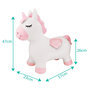 Voir la diapositive 1 : Lexibook Licorne Sauteuse Gonflable avec housse en peluche