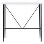 Voir la diapositive 2 : VIDAXL Table de bar Blanc 120x60x110 cm MDF