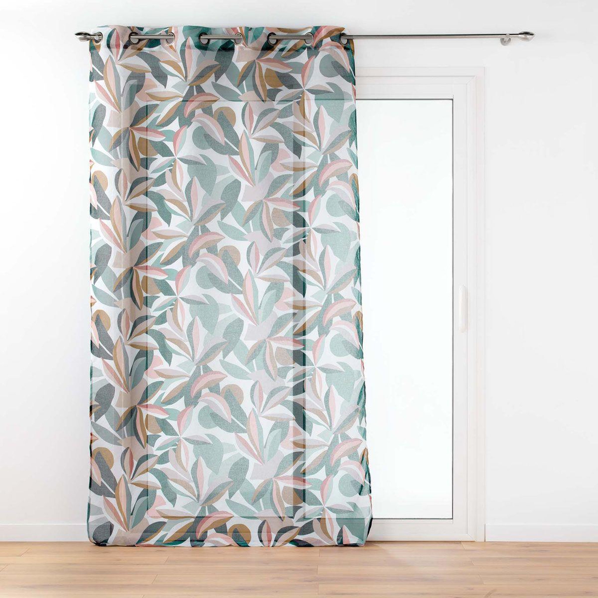 Douceur d'Intérieur Rideau voilage à œillets  lavinia  140x240cm multicolore