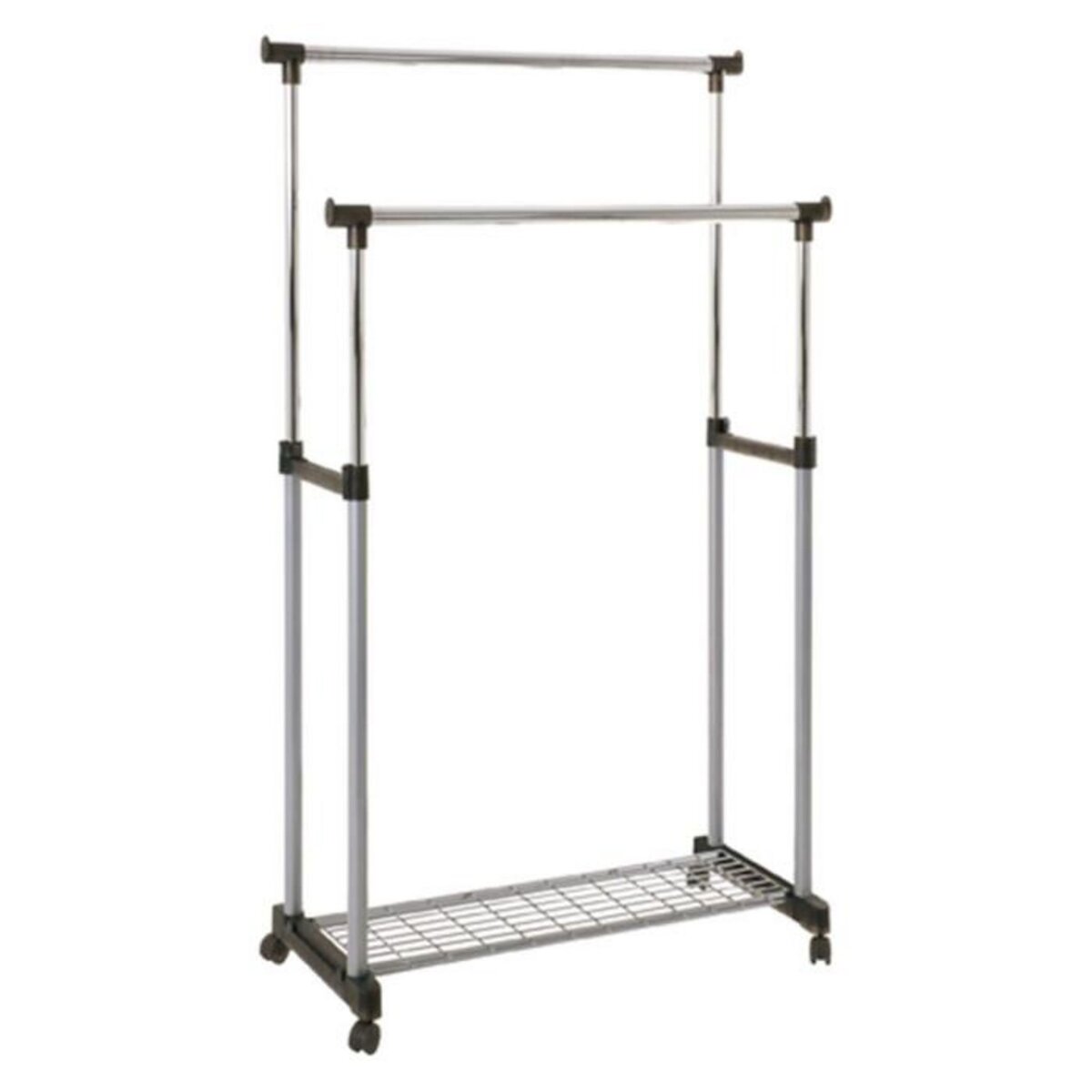 Paris Prix Portant à Vêtements  2 Barres  170cm Chromé