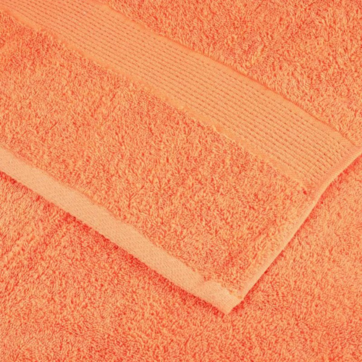 VIDAXL Serviettes de qualité supérieure SOLUND 4 pcs orange 600 g m²