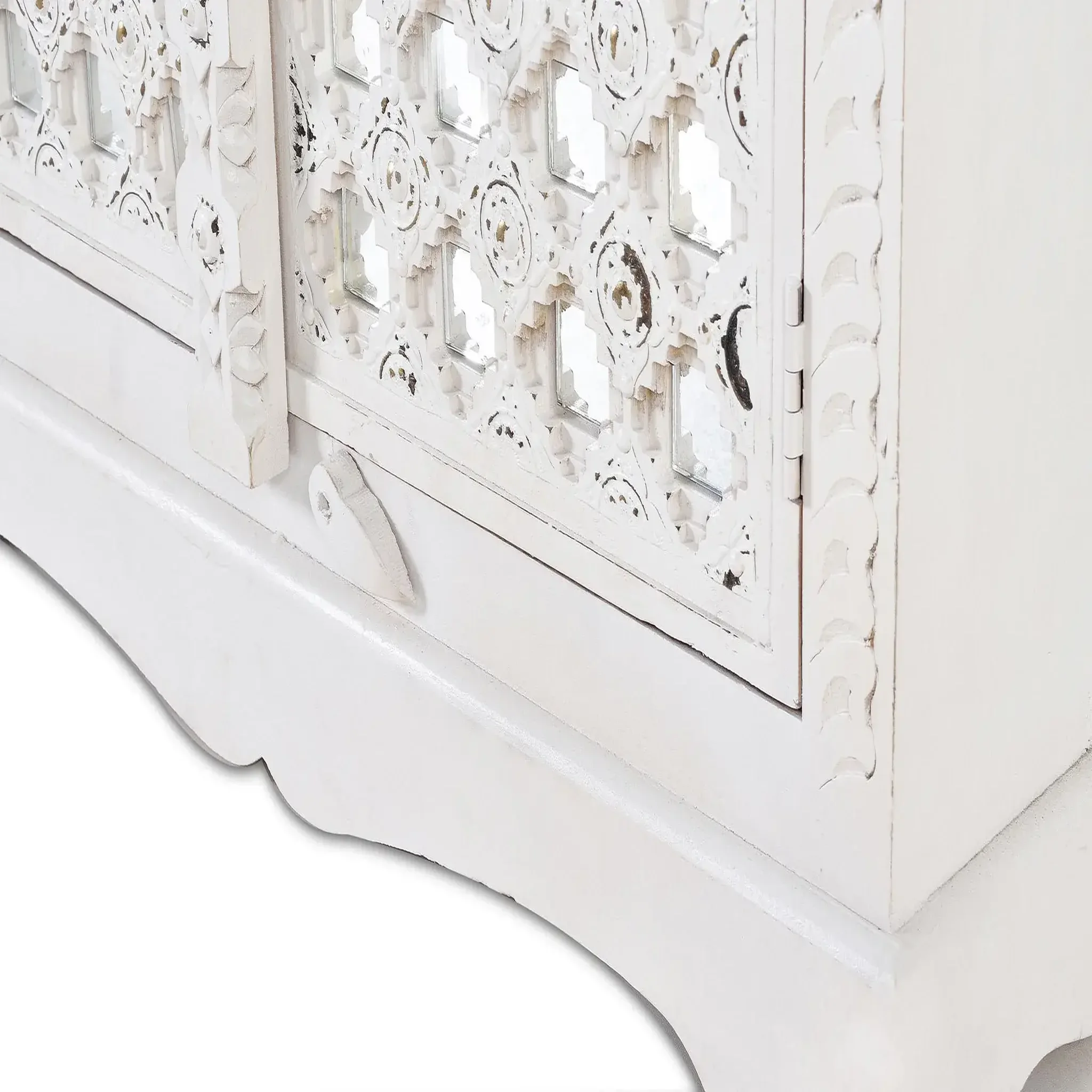 Voir la diapositive 4 : GINER Y COLOMER SL Armoire en bois de manguier 90cm style méditerranéen moderne