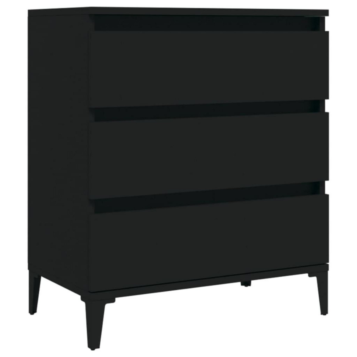 VIDAXL Buffet Noir 60x35x70 cm Bois d'ingenierie
