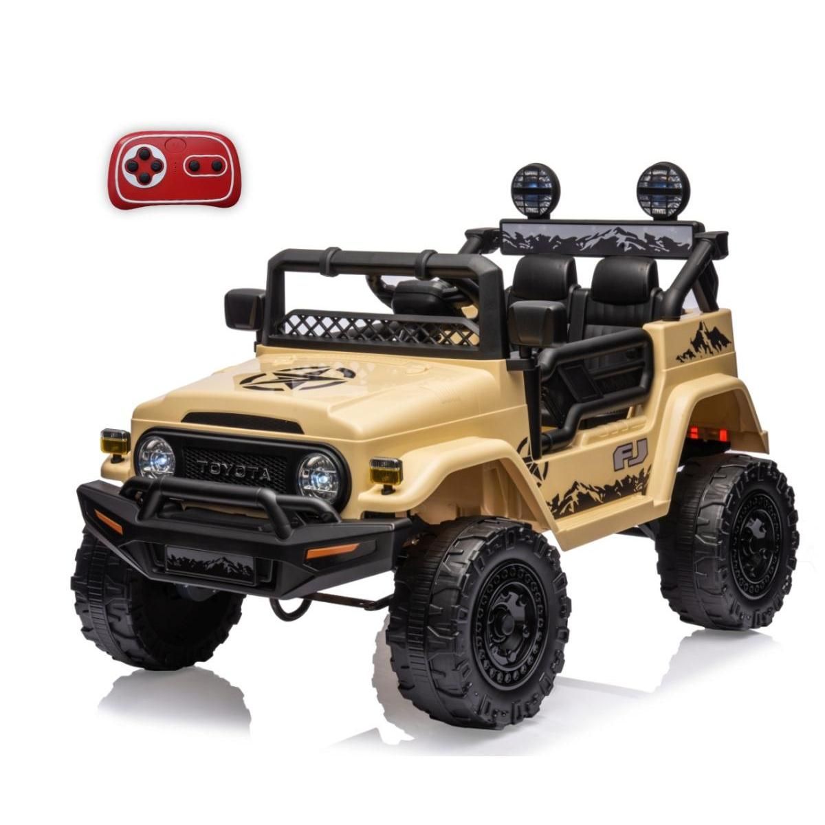 MILLY MALLY Véhiculeride-on Toyota FJ Cruiser Khaki