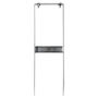 Voir la diapositive 3 : VIDAXL Piquets de cloture de sol 2 pcs pour cloture en WPC Acier 40 cm
