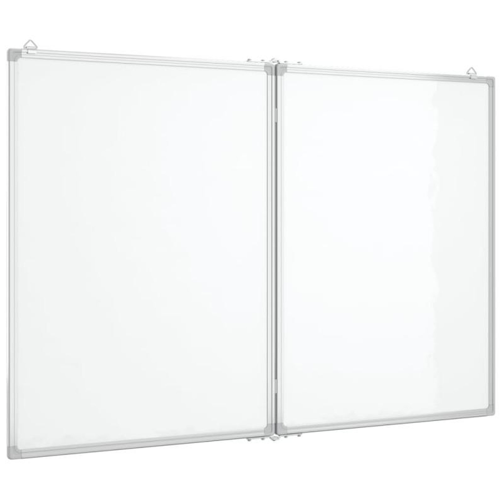 Voir la diapositive 2 : VIDAXL Tableau blanc magnétique pliable 120x100x1,7 cm aluminium