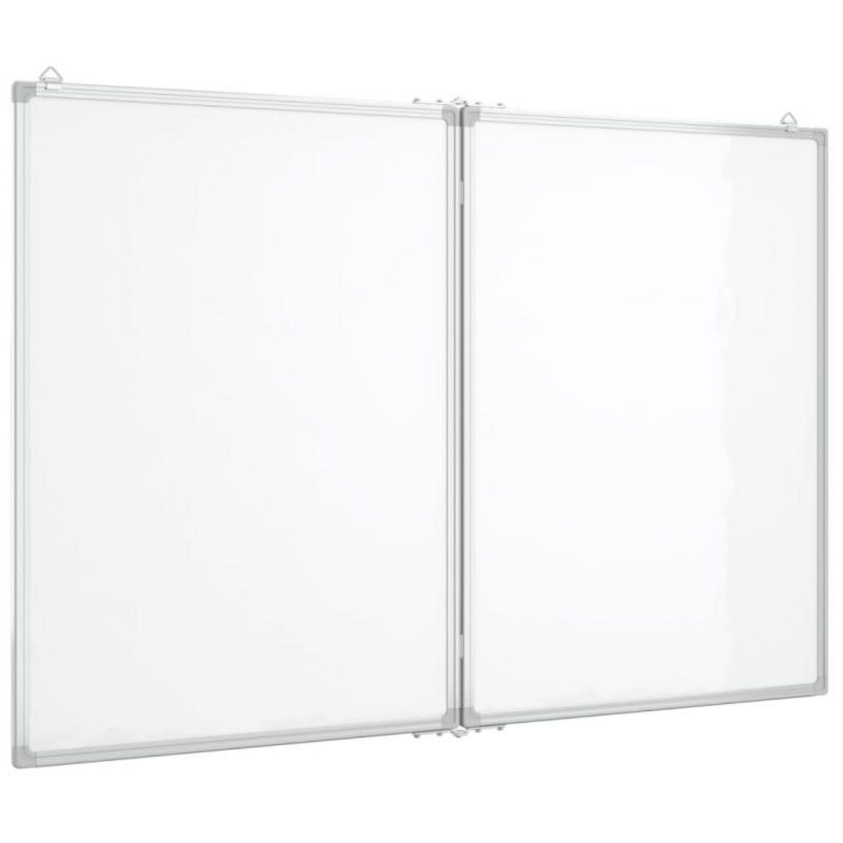 VIDAXL Tableau blanc magnétique pliable 120x100x1,7 cm aluminium