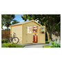 Voir la diapositive 1 : OLG FRANCE Abri de jardin bois - 4,6m² -DUTY FREE