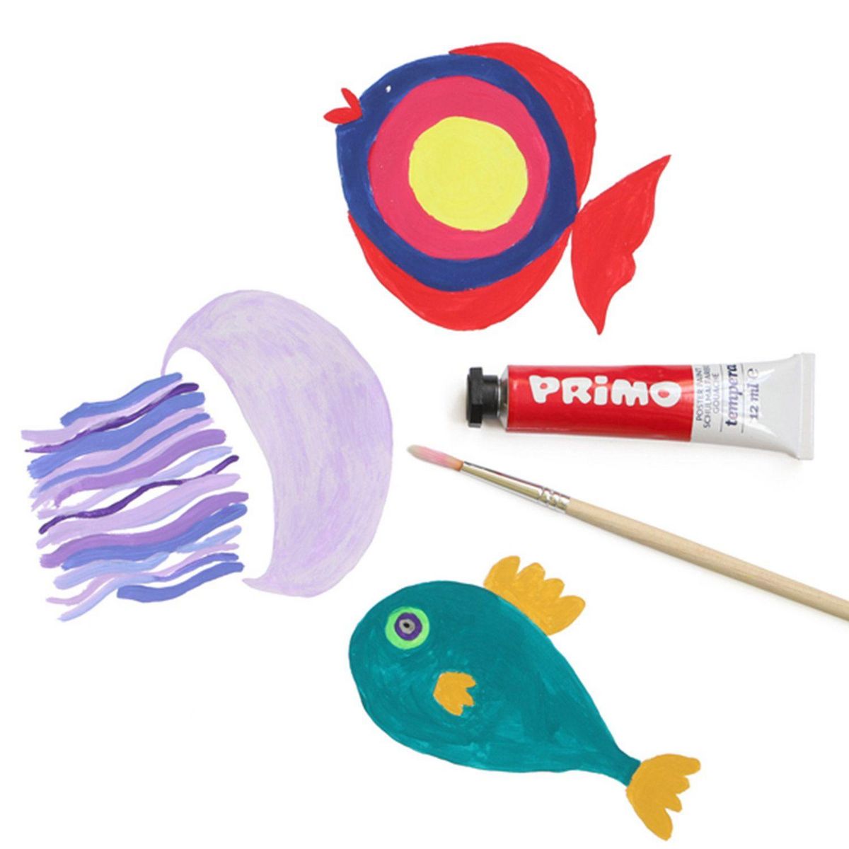 PRIMO 12 tubes de peinture gouache 12 ml