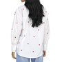 Voir la diapositive 2 : JACQUELINE DE YONG Chemise he Brodés Cœur Rouge Femme  JDY Nelly