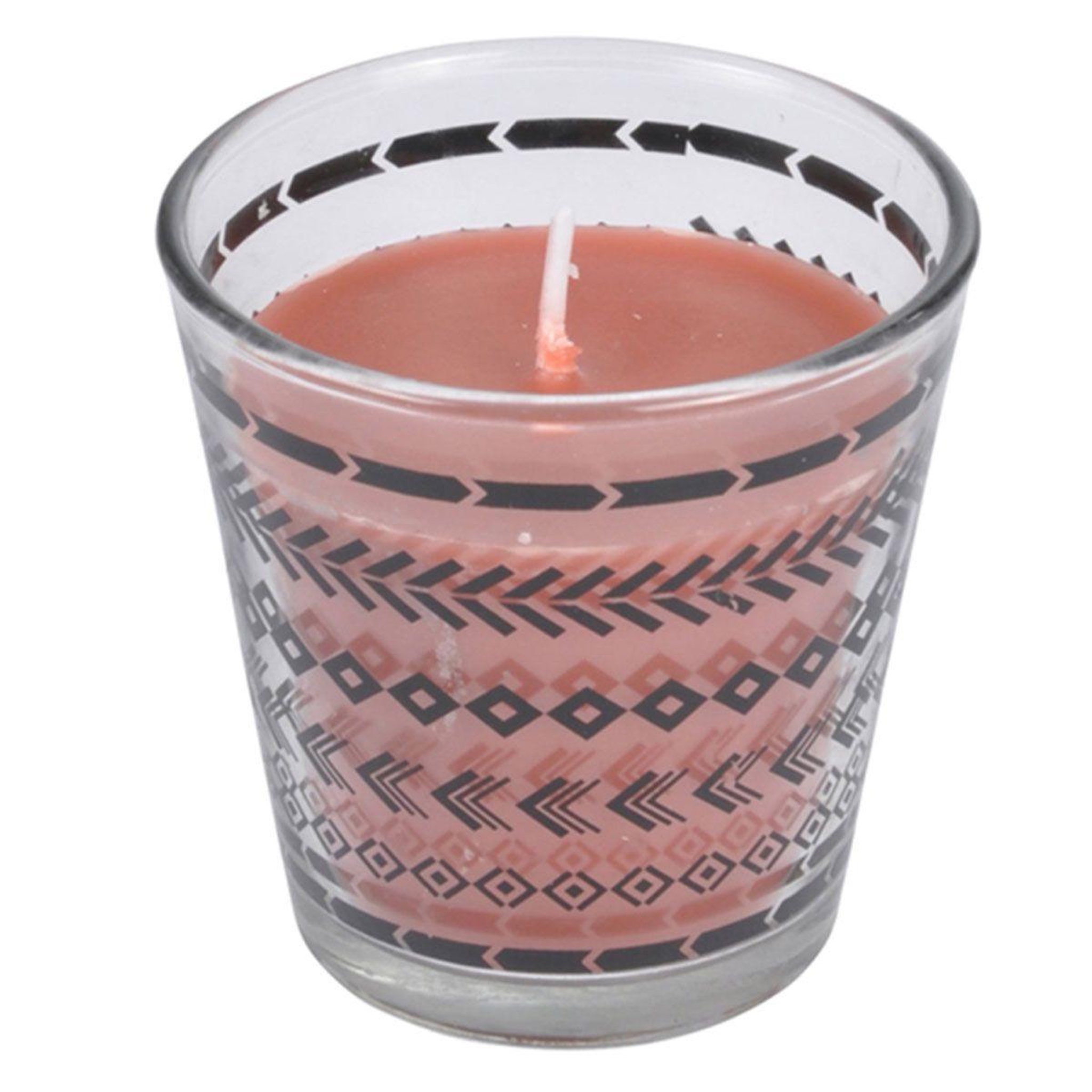 Douceur d'Intérieur Bougie parfumée tonka  ethnic folk  9cm terracotta