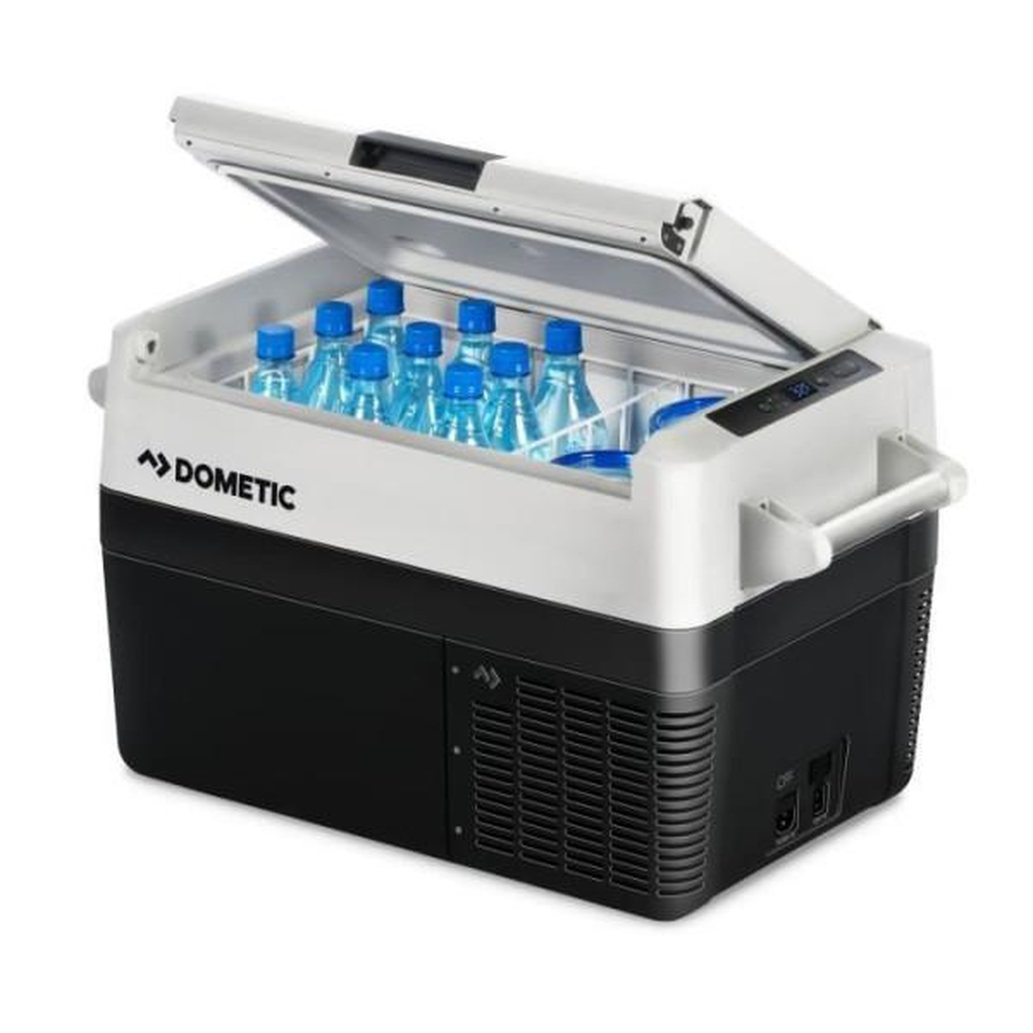 Voir la diapositive 2 : DOMETIC Glaciere   électrique portable - DOMETIC - CFF35 - A compression - 34 litres - 12 V - 24 V allume cigare - 230 V - Noir