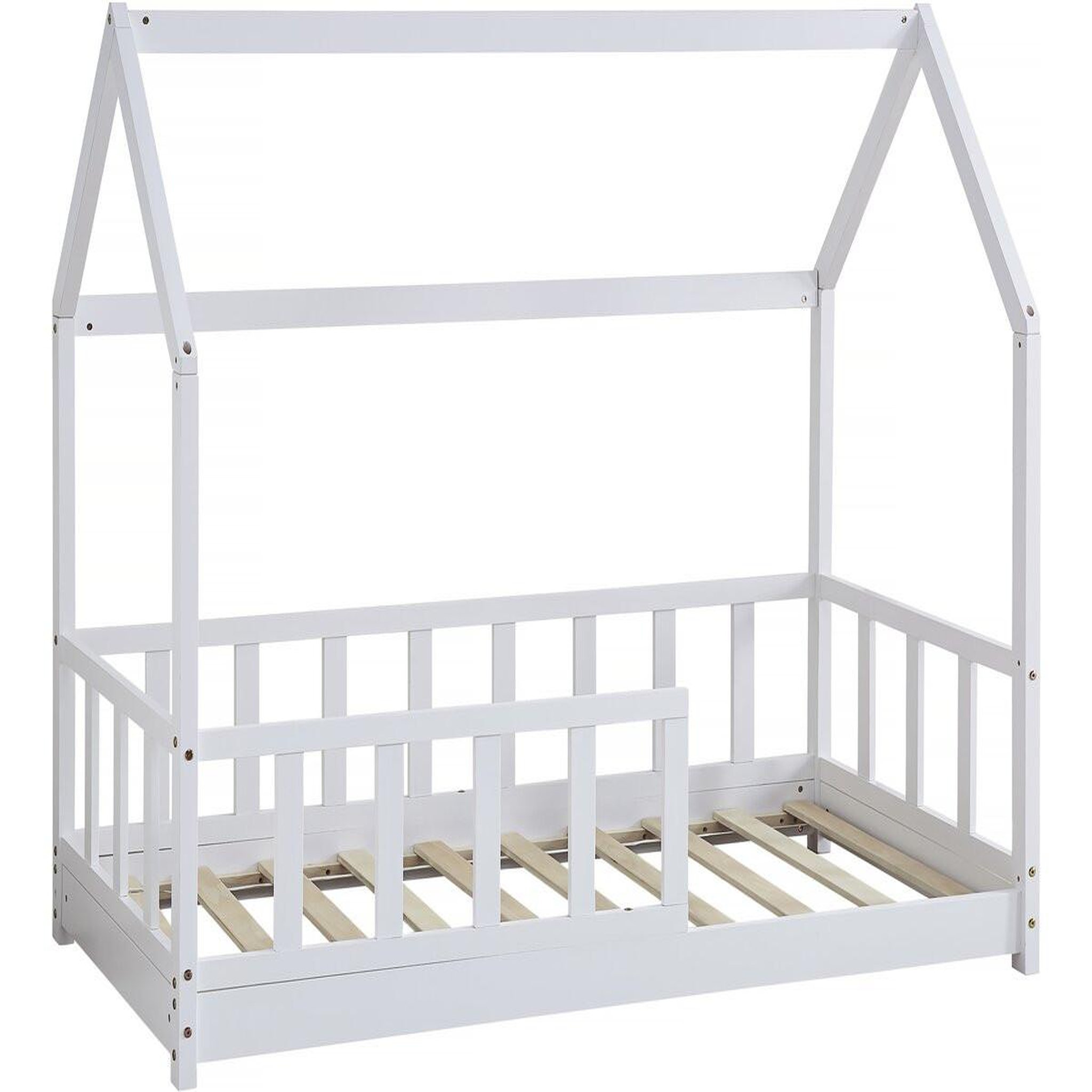 Habitat et Jardin Lit cabane en bois  charlotte   - blanc - 80 x 160 cm