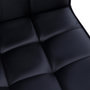 Voir la diapositive 3 : HOMCOM HOMCOM Chaise de bureau fauteuil manager pivotant hauteur réglable revêtement synthétique capitonné noir