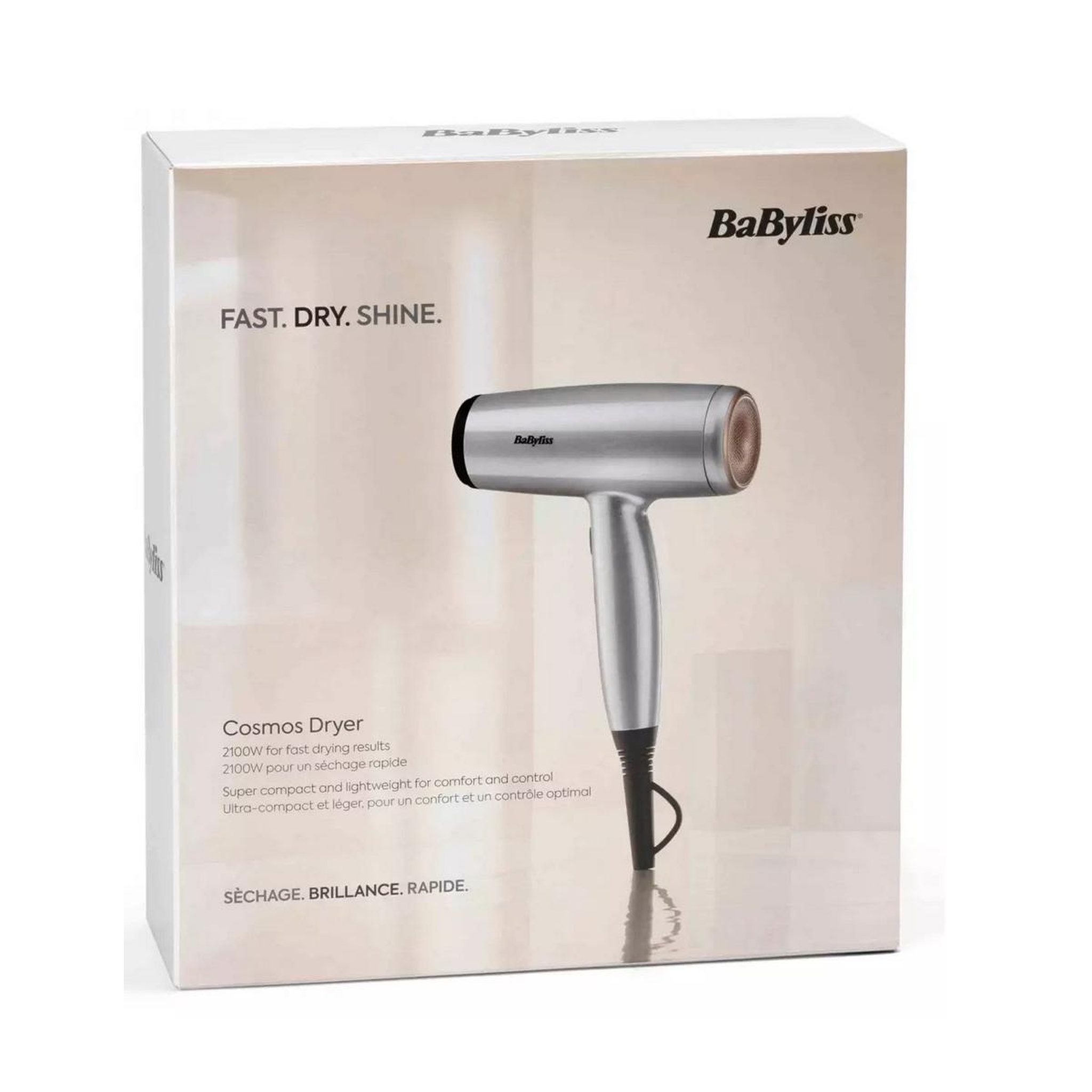 Voir la diapositive 5 : BABYLISS Sèche-cheveux 2100w gris - d580de