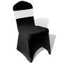 Voir la diapositive 4 : VIDAXL 25 bandes de chaise decoratives extensibles blanches