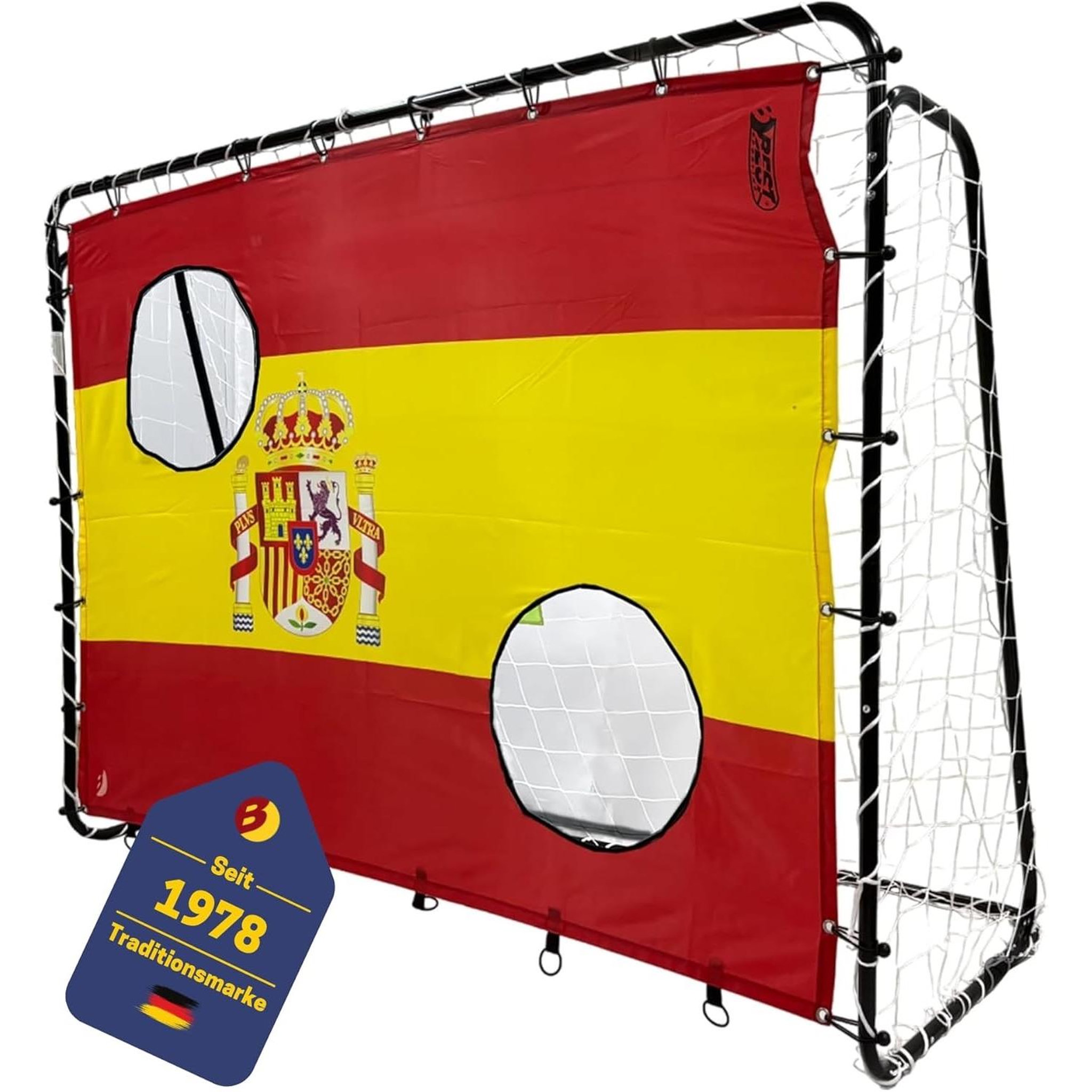 BEST SPORTING But de football 213 x 152 x 76 cm en noir avec cible de tir Espagne