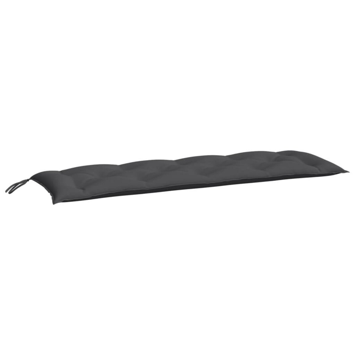 VIDAXL Coussins de banc de jardin lot de 2 anthracite tissu Oxford