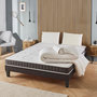 Voir la diapositive 3 : OLYMPE LITERIE OLYMPE LITERIE | Pack Prêt à dormir INTUITION | Matelas Mémoire de forme + Sommier Bois + Accessoires