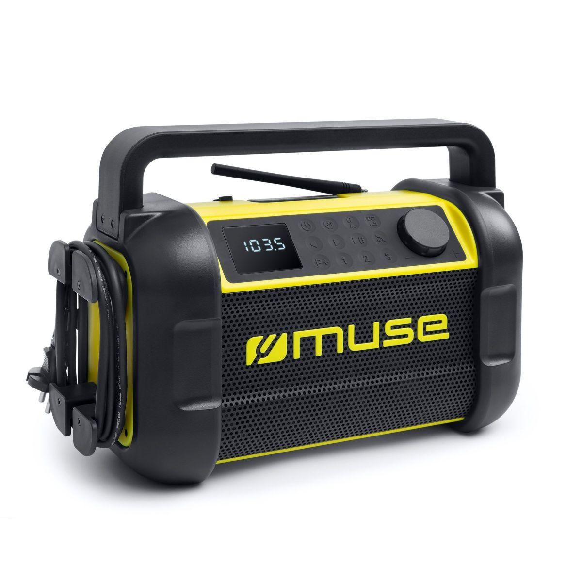 Muse Radio portable jaune/noir - M-928BTY