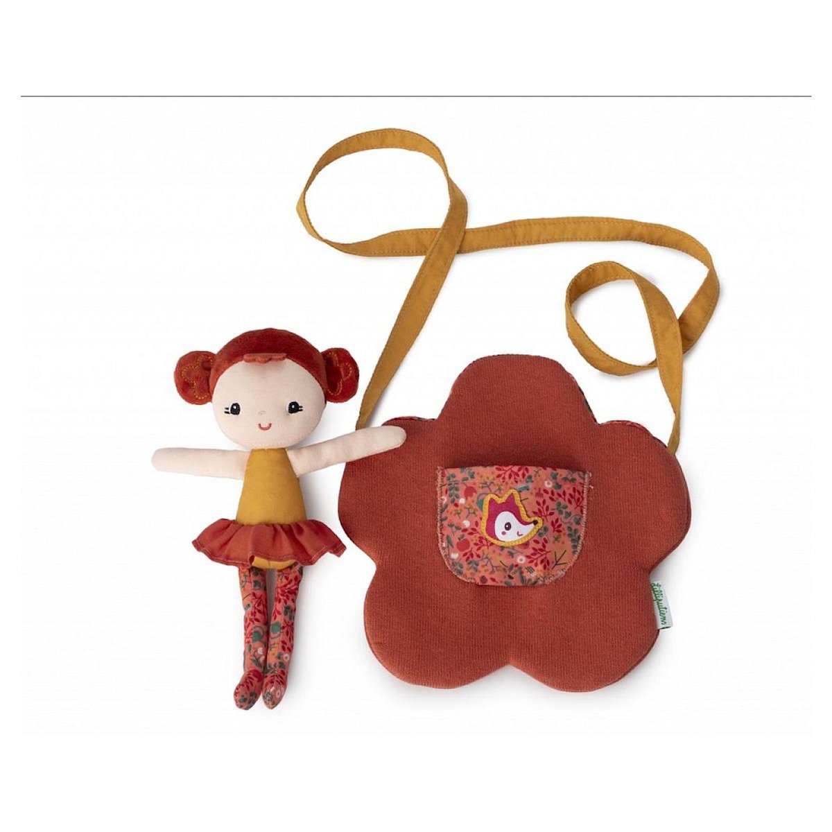 LILLIPUTIENS Mon sac fleur et sa poupee Adele