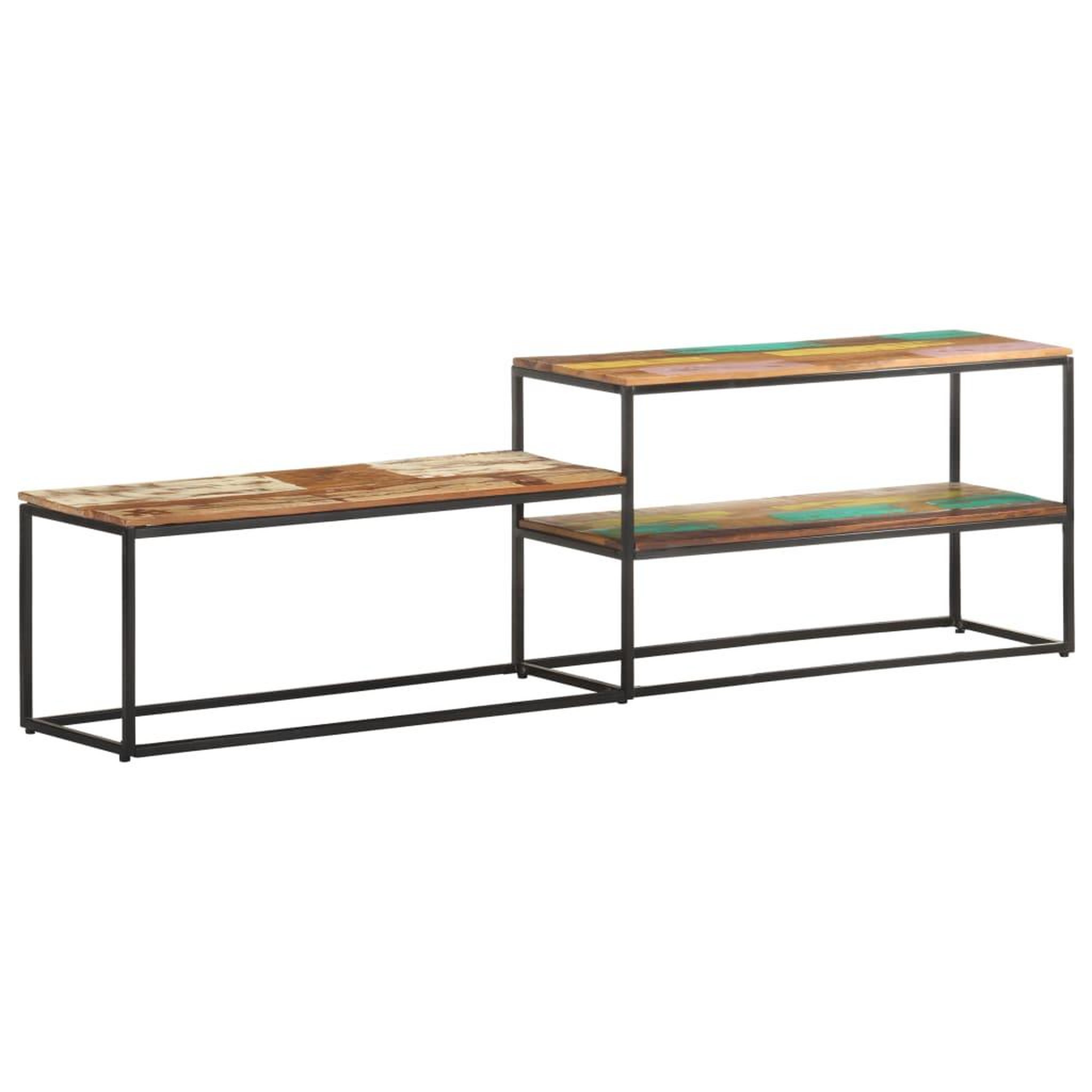Voir la diapositive 1 : VIDAXL Meuble TV 180x30x50 cm Bois de recuperation massif