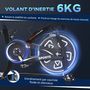 Voir la diapositive 5 : HOMCOM Vélo d'appartement cardio vélo biking écran multifonction selle et guidon réglable noir