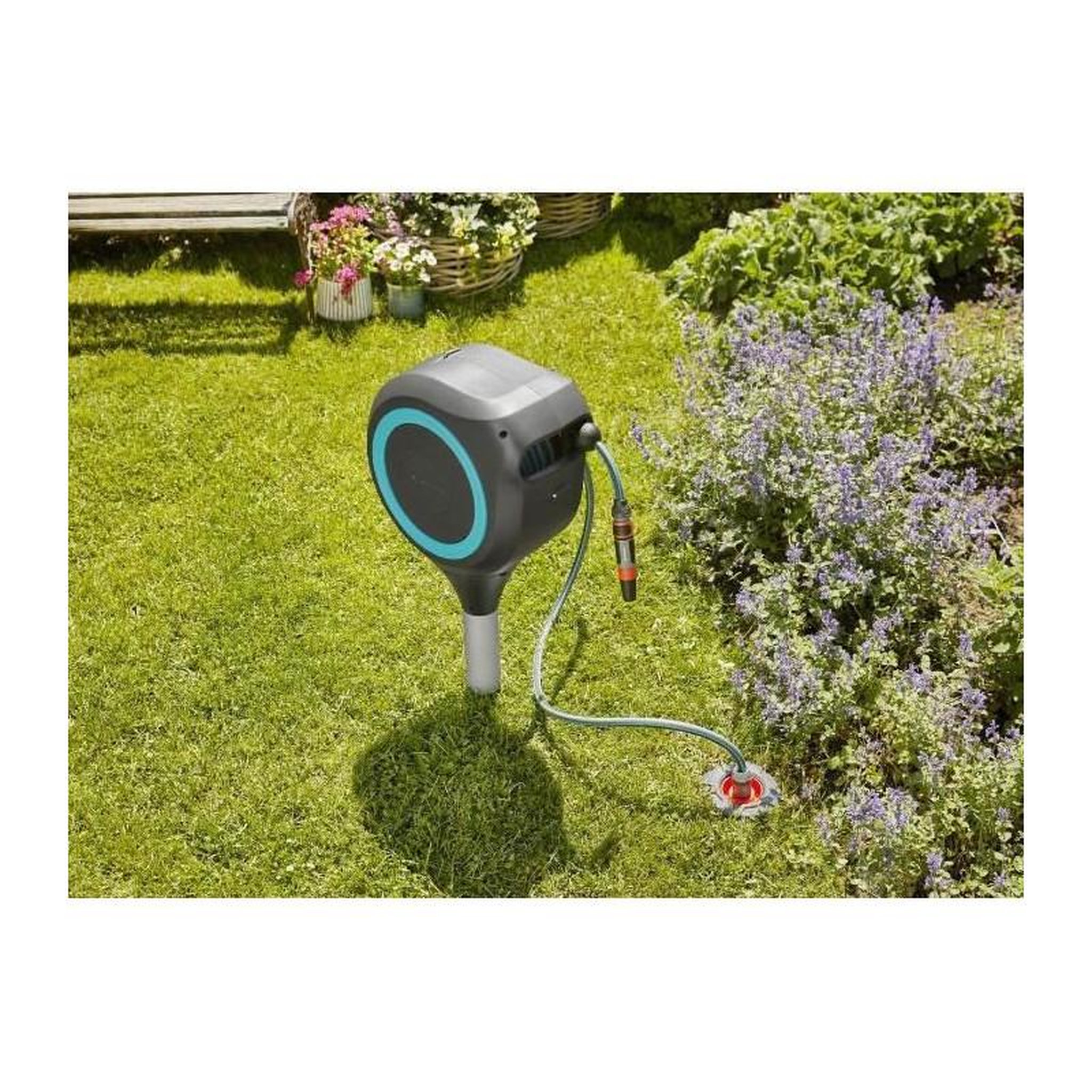 Voir la diapositive 3 : Gardena Dévidoir automatique sur pic RollUp S 15 m