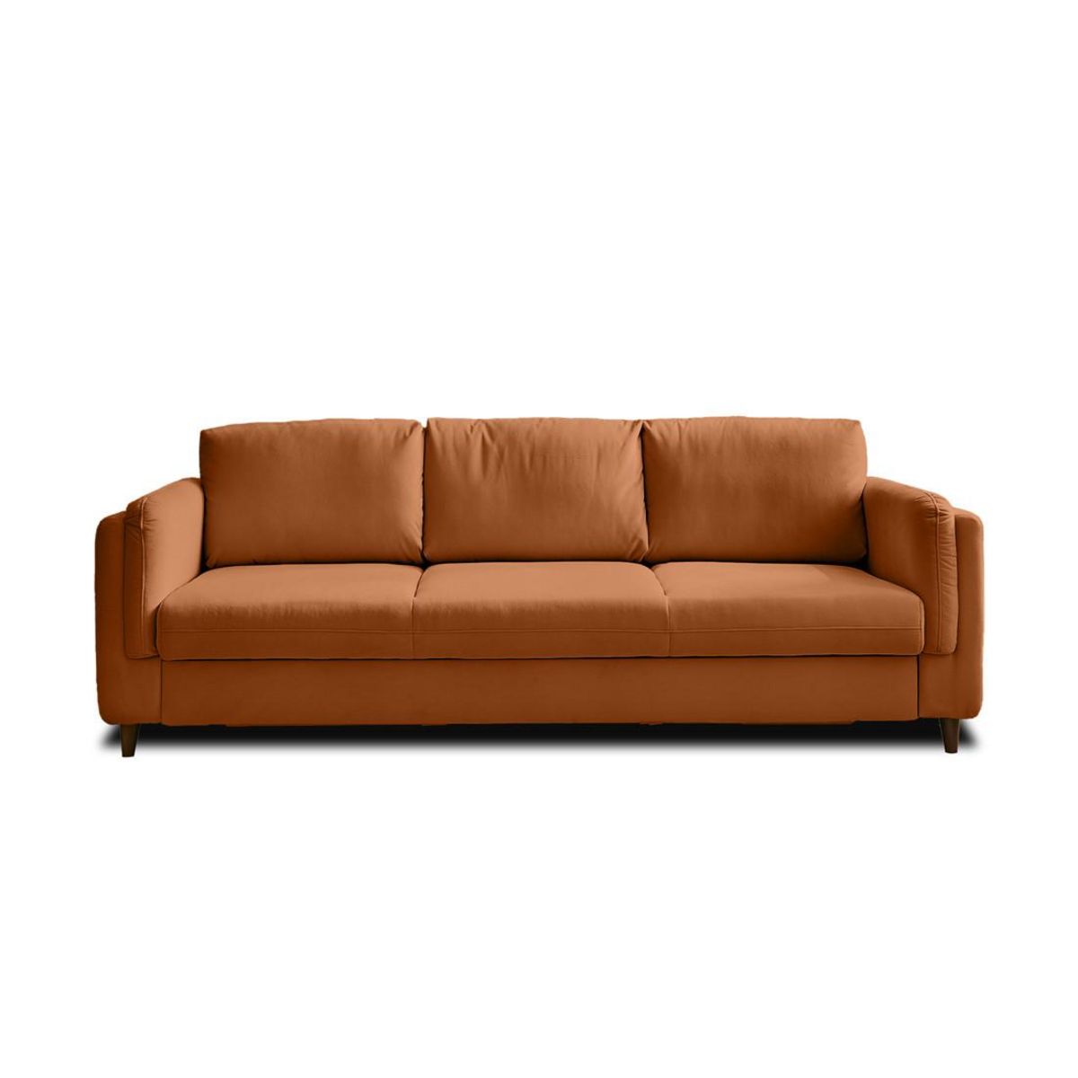 LISA DESIGN Brooke - canapé 3 places - convertible - en velours