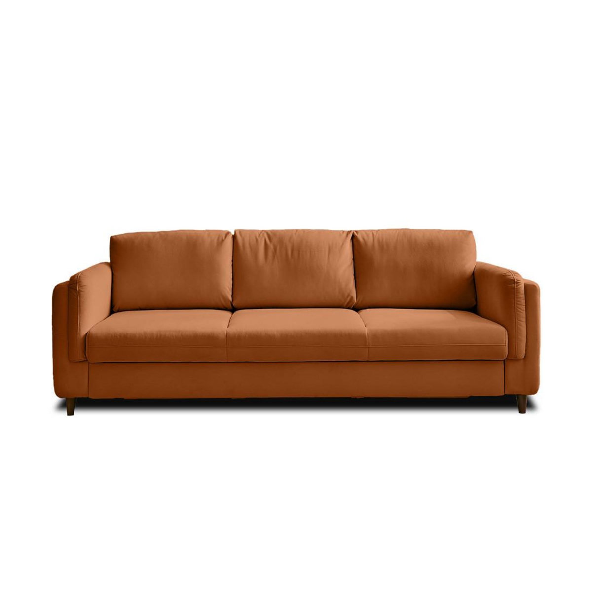 LISA DESIGN Brooke - canapé 3 places - convertible - en velours