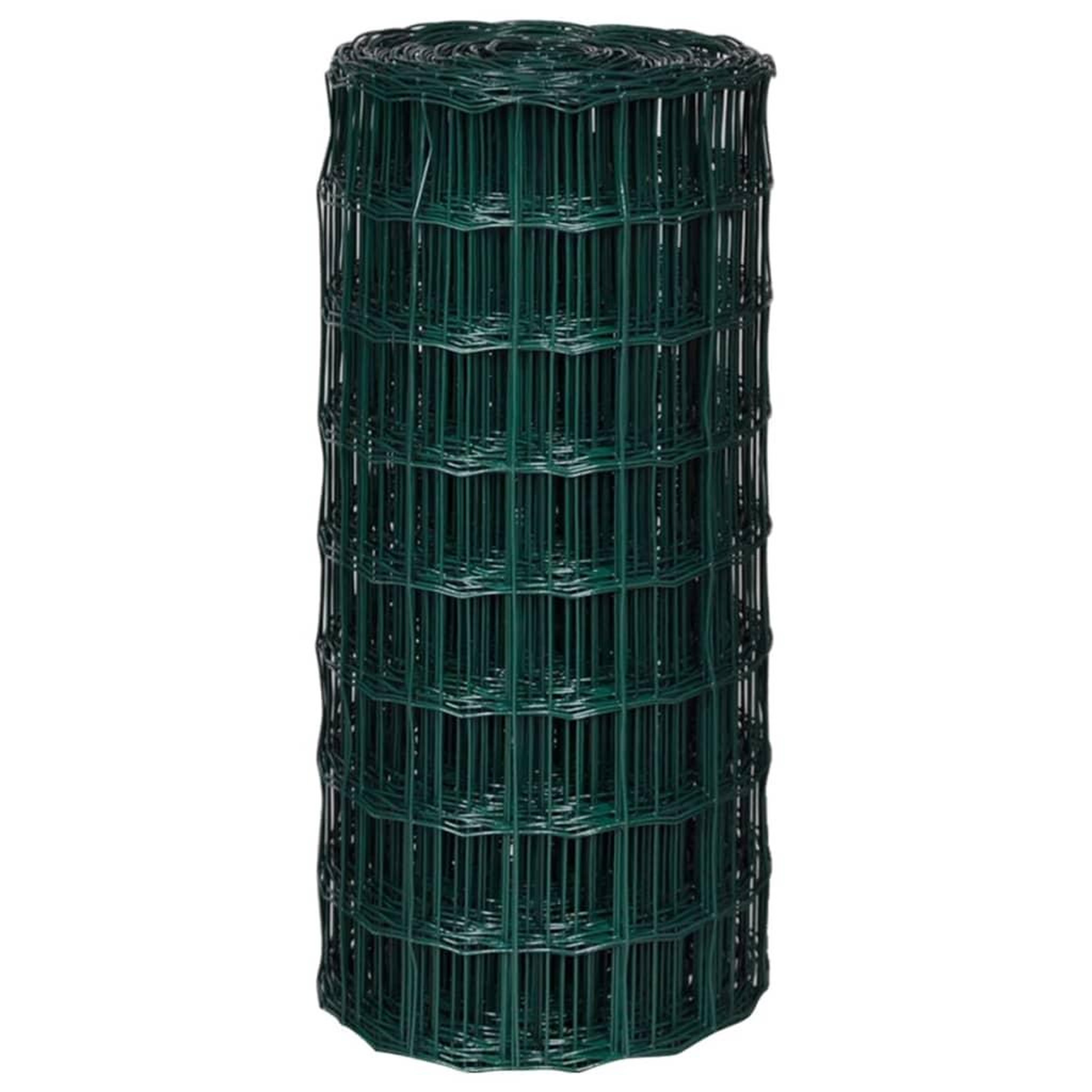 Voir la diapositive 3 : VIDAXL Cloture euro Acier 10 x 0,8 m Vert