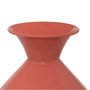 Voir la diapositive 4 : ATMOSPHERA Vase en acier KONI - H. 37 cm - Terracotta