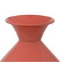Voir la diapositive 4 : ATMOSPHERA Vase en acier KONI - H. 37 cm - Terracotta