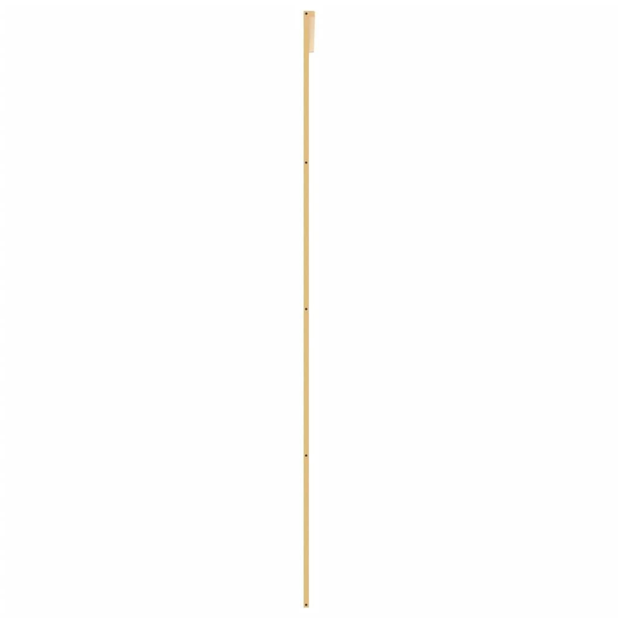 Voir la diapositive 5 : VIDAXL Porte coulissante dore 102,5x205cm verre ESG clair et aluminium