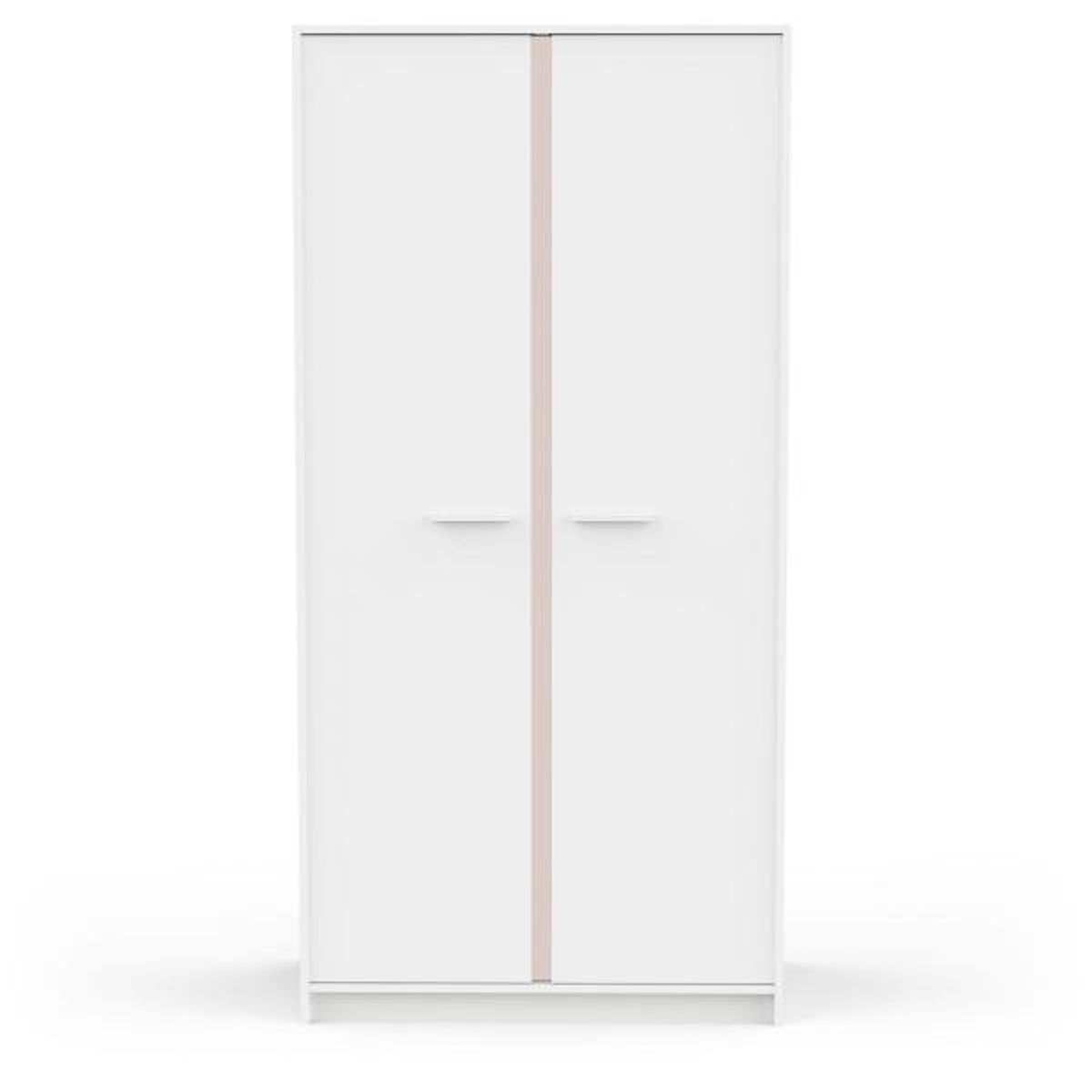 Demeyere Armoire de chambre - REVERSO - Blanc mat - 2 portes - 88,3 x 50 x 180,9 cm