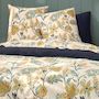 Voir la diapositive 3 : Home collection Parure housse de couette 100% flanelle de coton minea ombre
