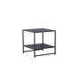 Voir la diapositive 3 : Paris Prix Table d'Appoint Avec Étagère  Staal  50cm Noir