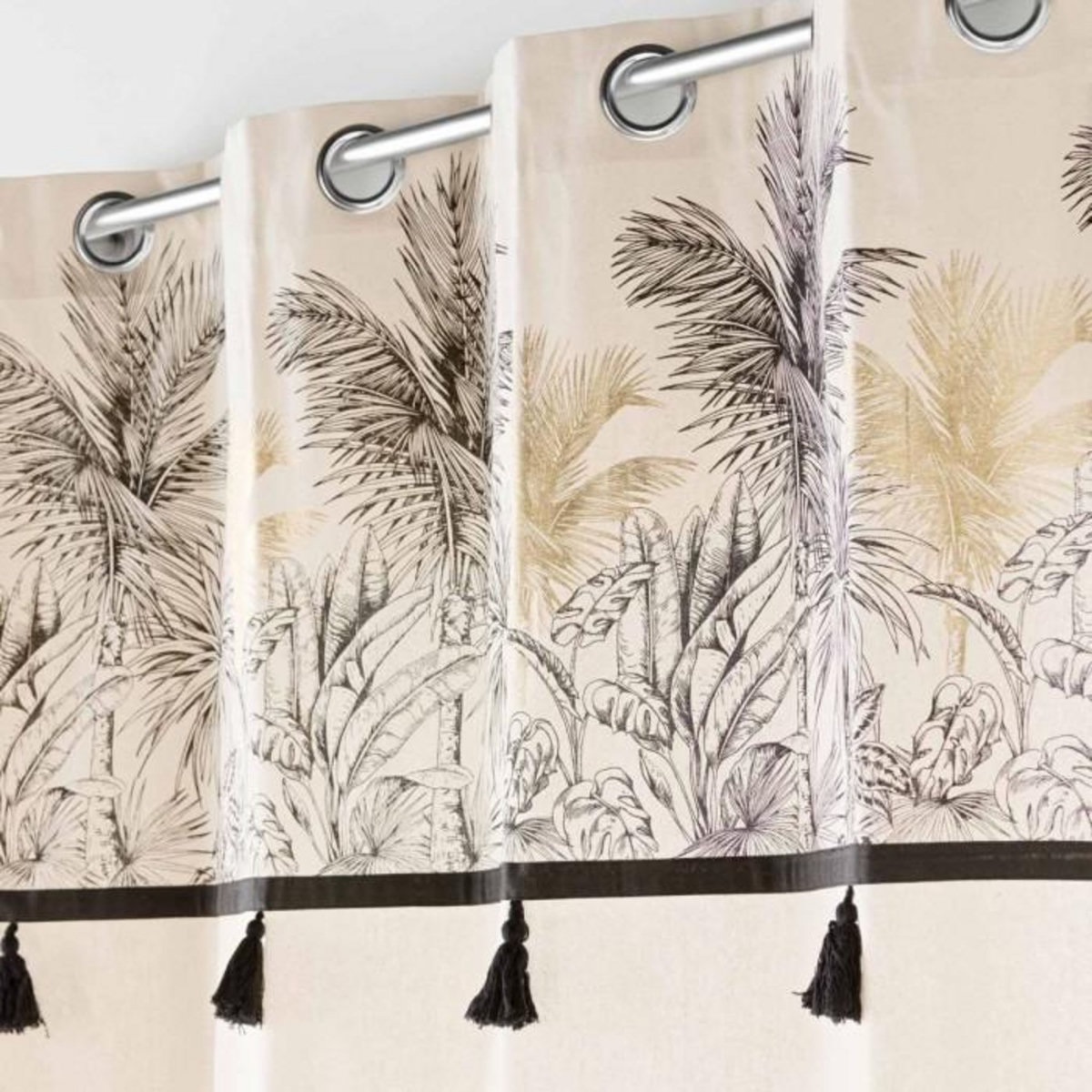 Paris Prix Rideau à Œillets  Papaya  140x240cm Naturel