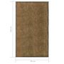 Voir la diapositive 6 : VIDAXL Paillasson lavable Marron 90x150 cm