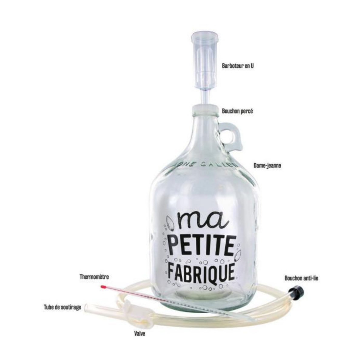 Paris Prix Kit Fabrique à Bière  Taverne  3,7L Transparent