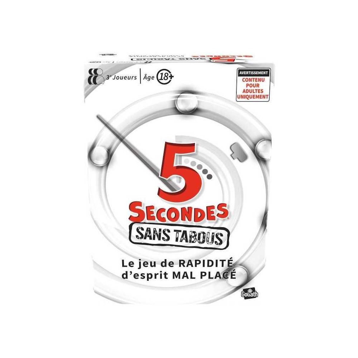 GOLIATH 5 secondes sans tabous - Jeu d'ambiance - GOLIATH - Des 18 ans