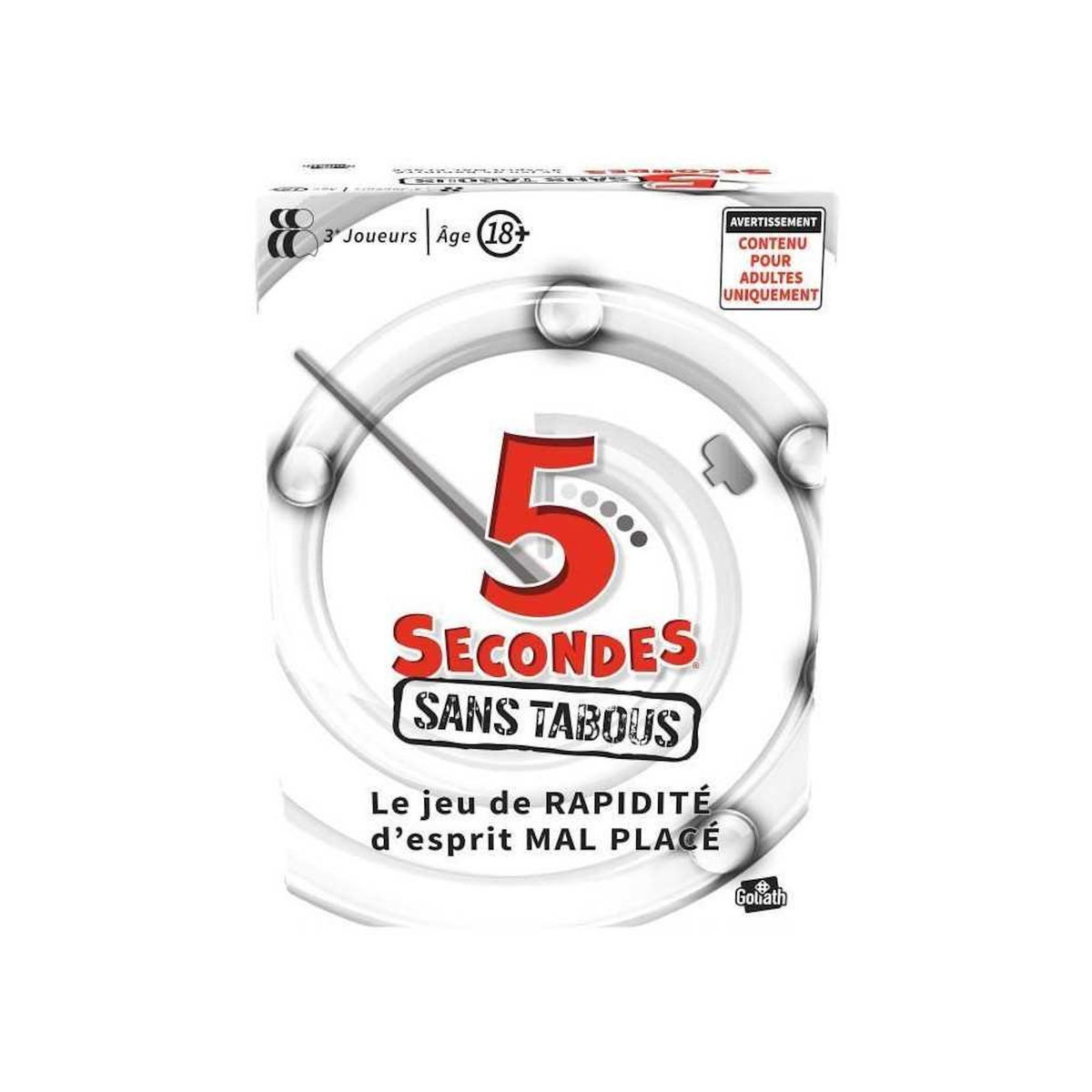 GOLIATH 5 secondes sans tabous - Jeu d'ambiance - GOLIATH - Des 18 ans