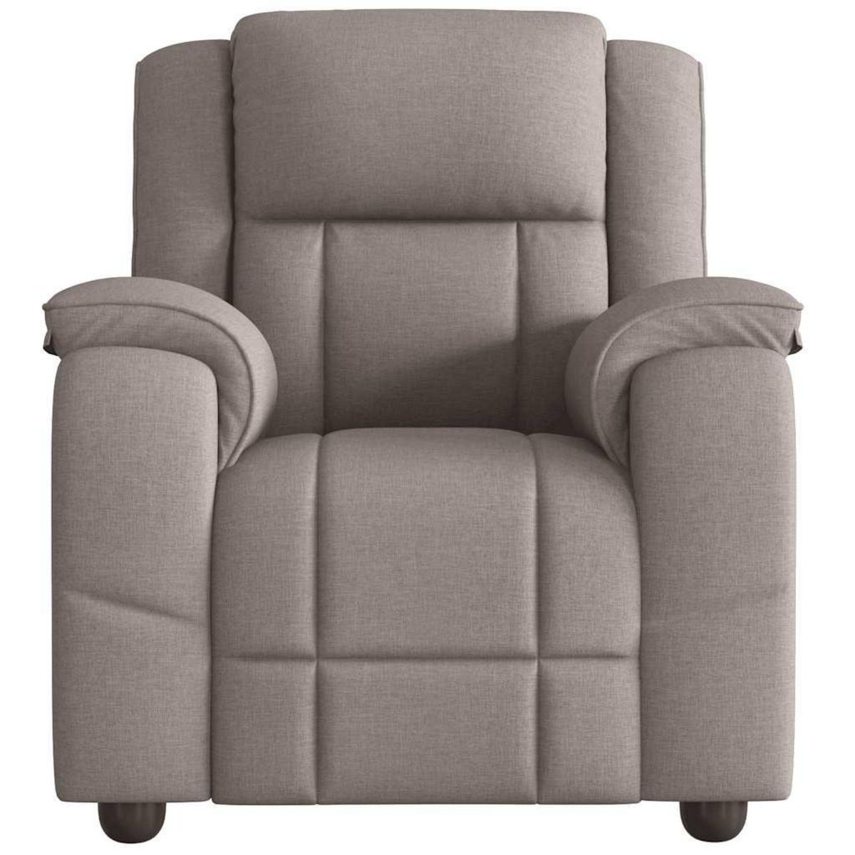 VIDAXL Fauteuil de massage inclinable Taupe Tissu
