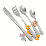 NIROSTA Set de 4 couverts pour enfants Nirosta Safari