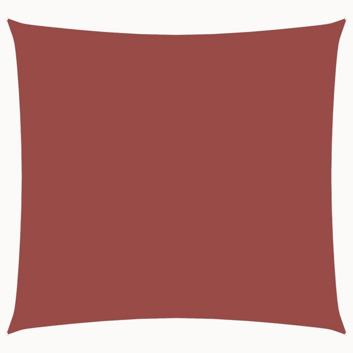 VIDAXL Voile de parasol tissu oxford carre 7x7 m terre cuite