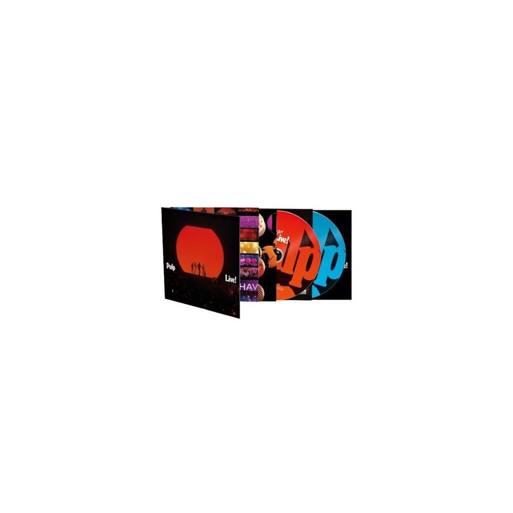 Cd live! De pulp, édition standard, album live 2 cd